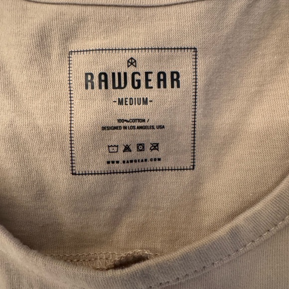 RAWGEAR Men’s Tan Tank Top Size Medium - Picture 5 of 8